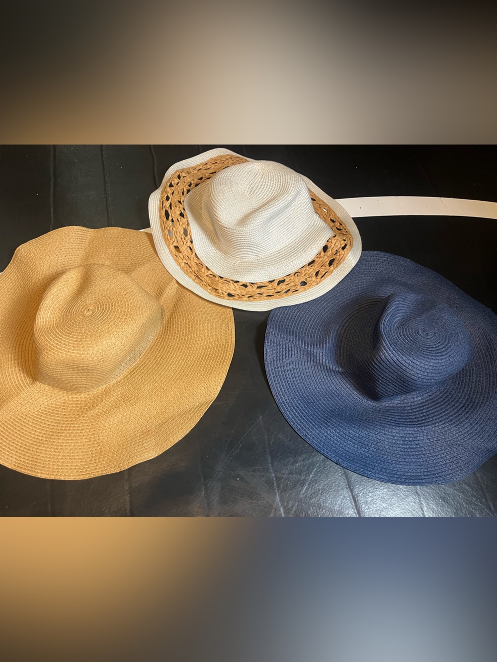 Bundle of beach hats